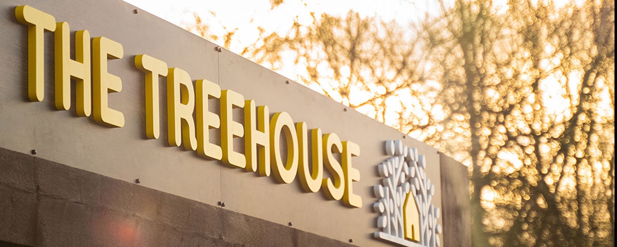 The Treehouse enclosed outdoor space for coffee and food