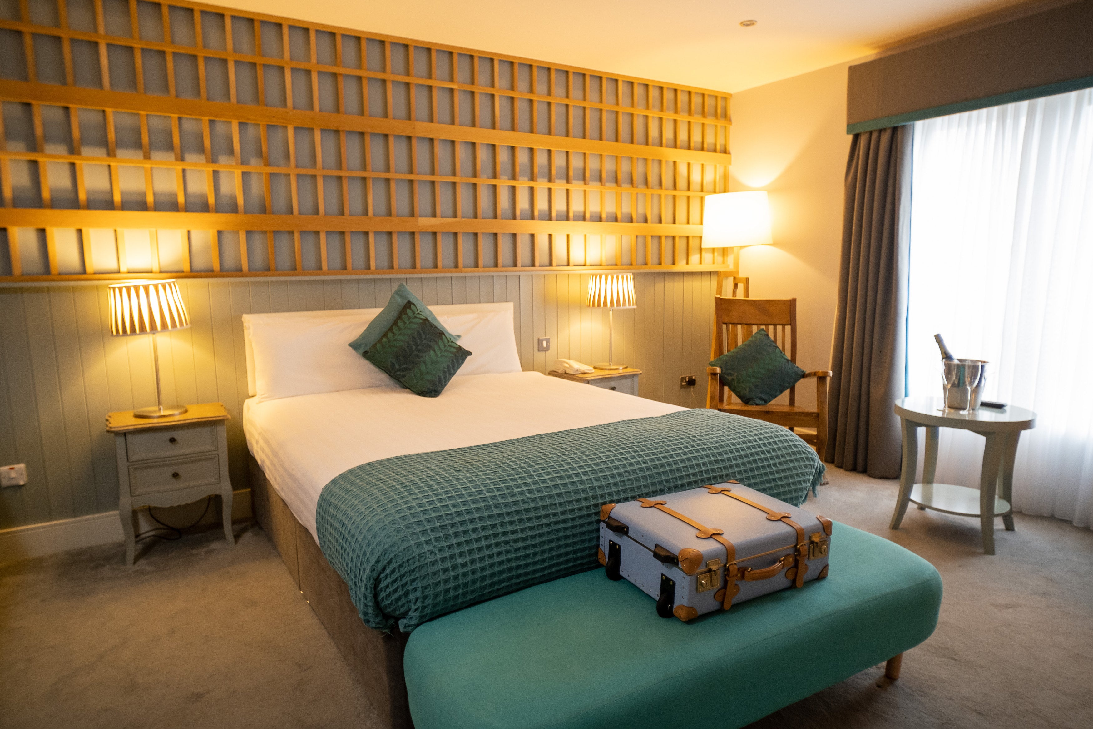 A bedroom at Hotel Doolin in County Clare