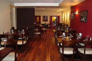 Floor view at the Oak Room restaurant