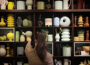 Ceramics display at the Powerscourt Townhouse Centre
