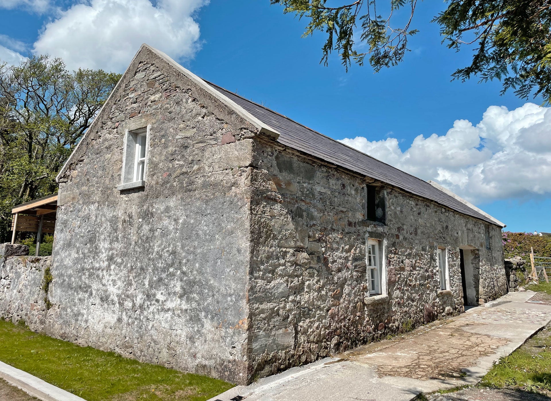 Achill Heritage Centre old stone building exterior