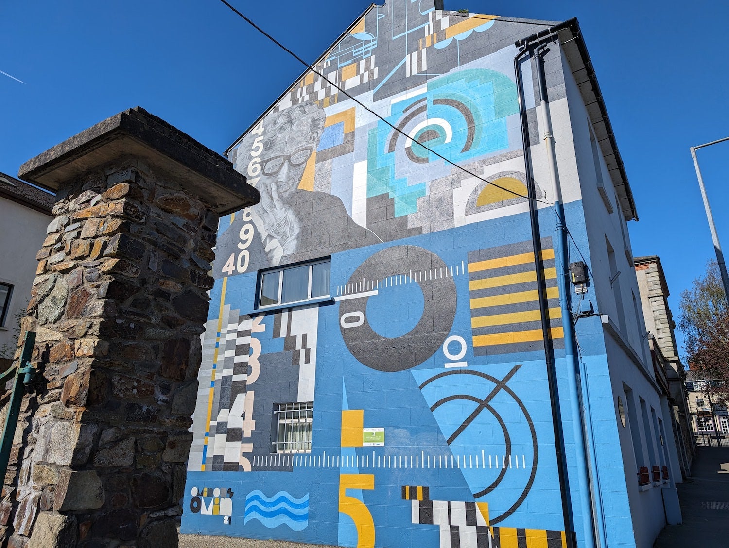 Street art as part of the Enniscorthy Walls Project in Co Wexford