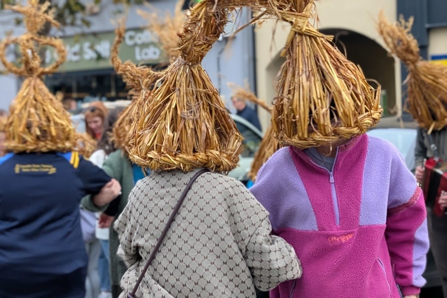 Mummers Parade and Dancing in Foxford Town