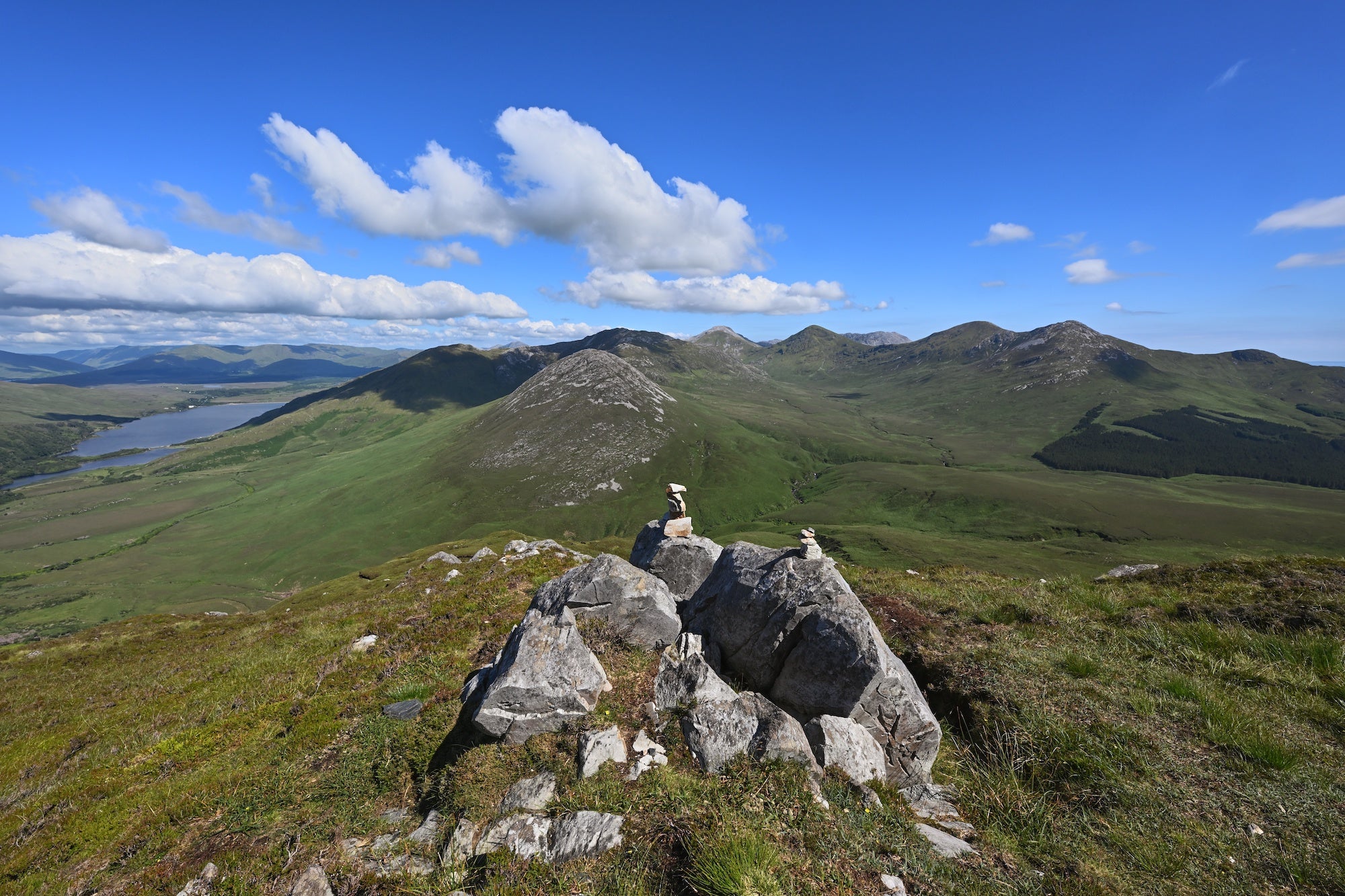 A peak in Connemara National Park in Co Galway