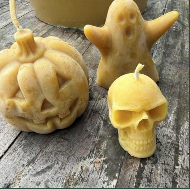 Samhain Beeswax Candle making is a hands-on workshop, guests will explore a variety of traditional candle-making techniques using beautiful natural beeswax