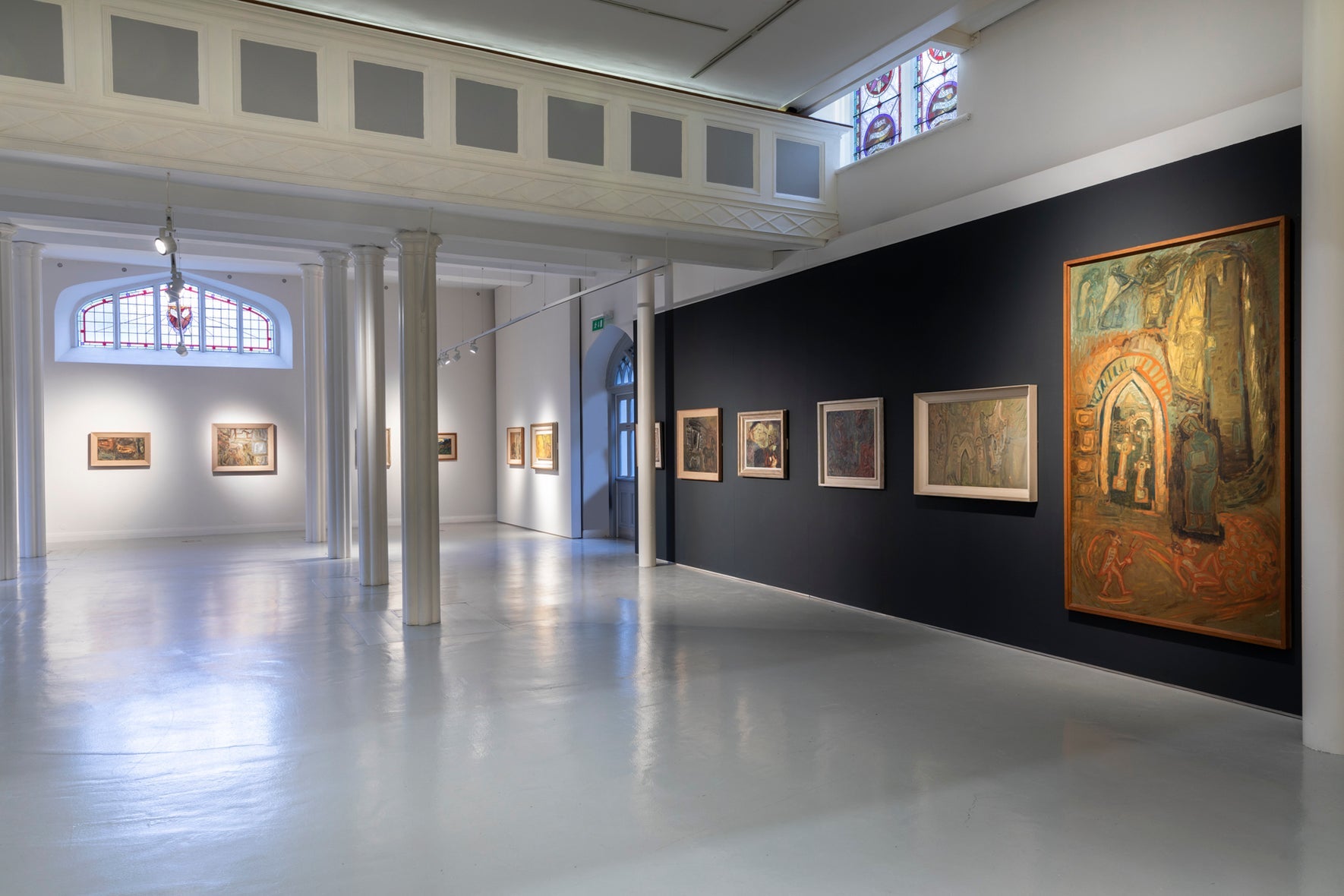 A view of the Nano Reid Adamantine installation on display in the Highlanes Gallery