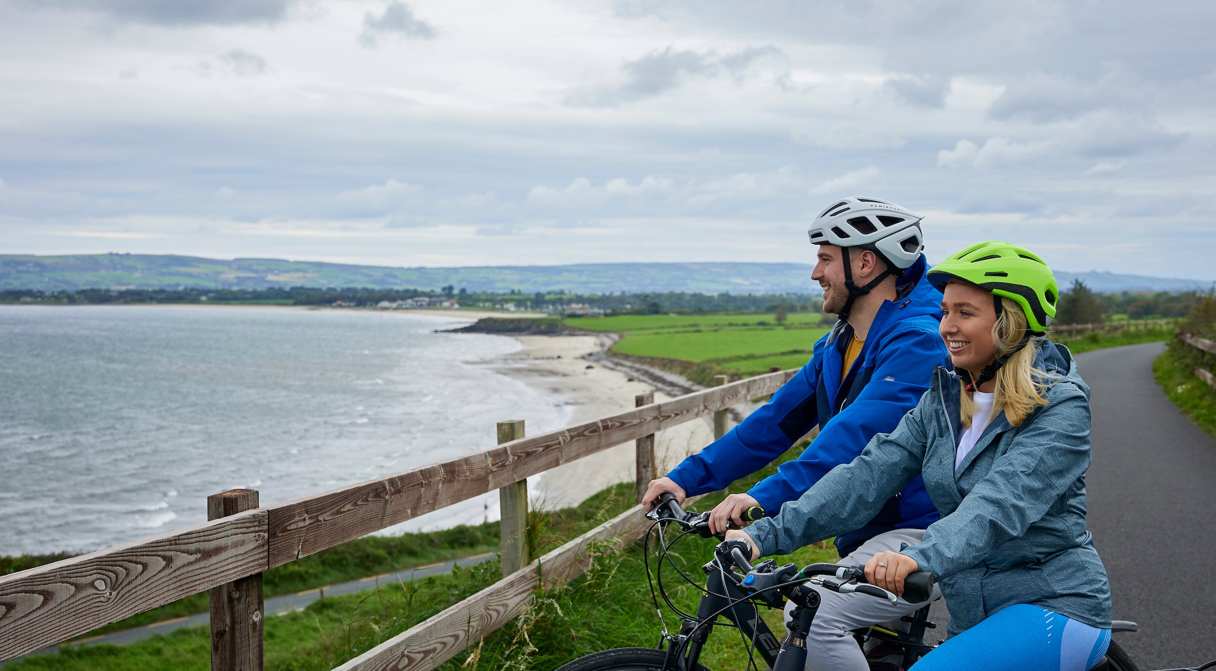 Cyclists on the Waterford Greenway in Co Waterford