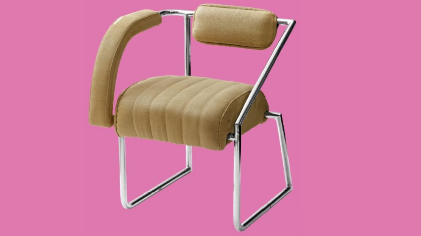 Image of the Non-Conformist chair, on display in the Museum