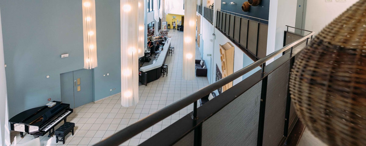 Foyer at glór Irish Music Centre Ennis County Clare