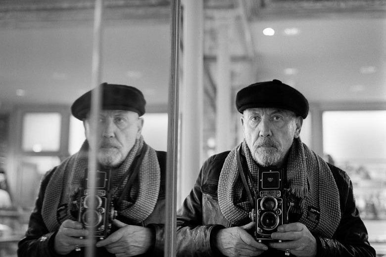 John Minihan, 'Self-portrait in Paris, 2016', 2016. National Gallery of Ireland Collection. Photograph by John Minihan. Copyright of University College Cork.