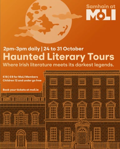Event key visual - includes all details of the daily haunted tours and call to actions