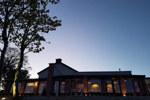Night view of The Boathouse
