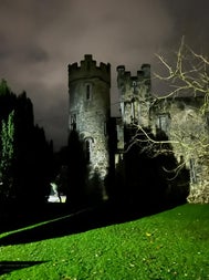 Atmospheric Howth Castle at dusk