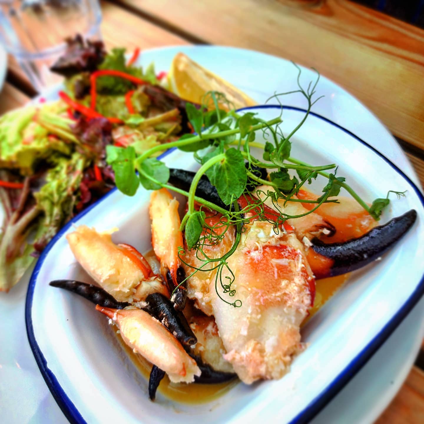 A dish of fried fish