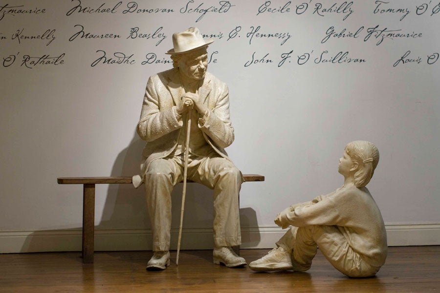 Storyteller models at Kerry Writers' Museum Listowel County Kerry