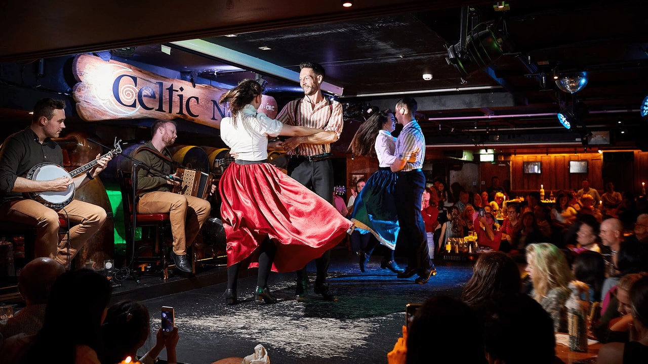 Dancers at Celtic Nights Dinner & Show
