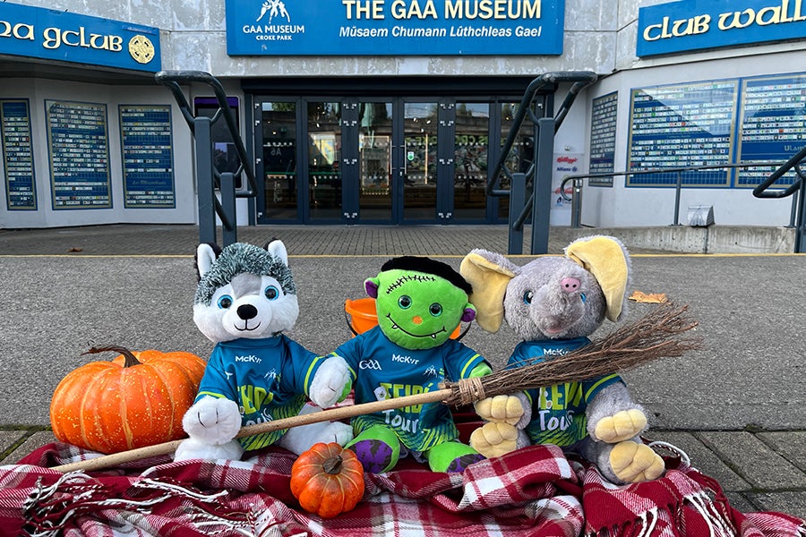 Spooky teidís at the GAA Museum entrance