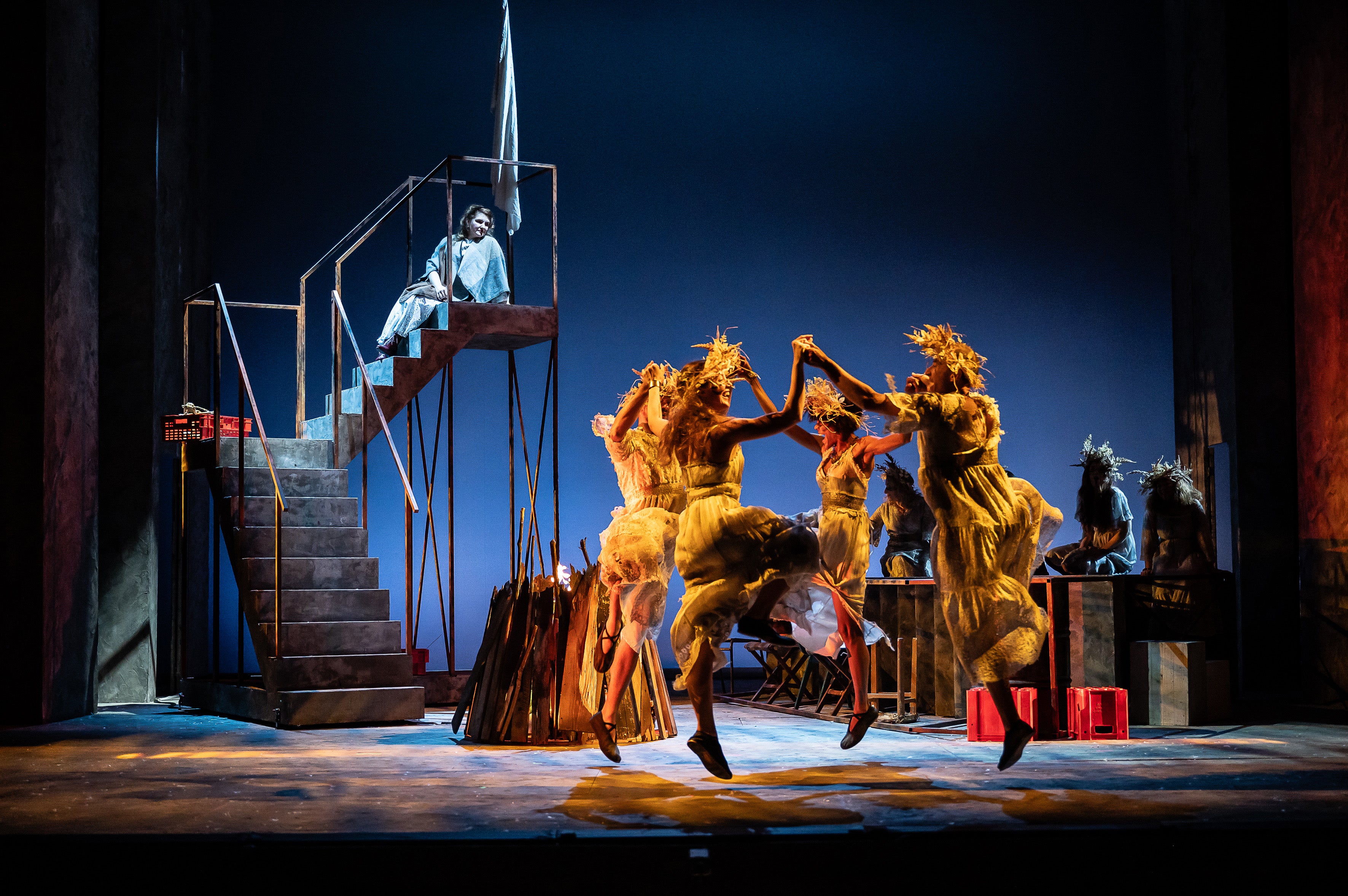 Performers on stage at the Wexford Festival Opera.