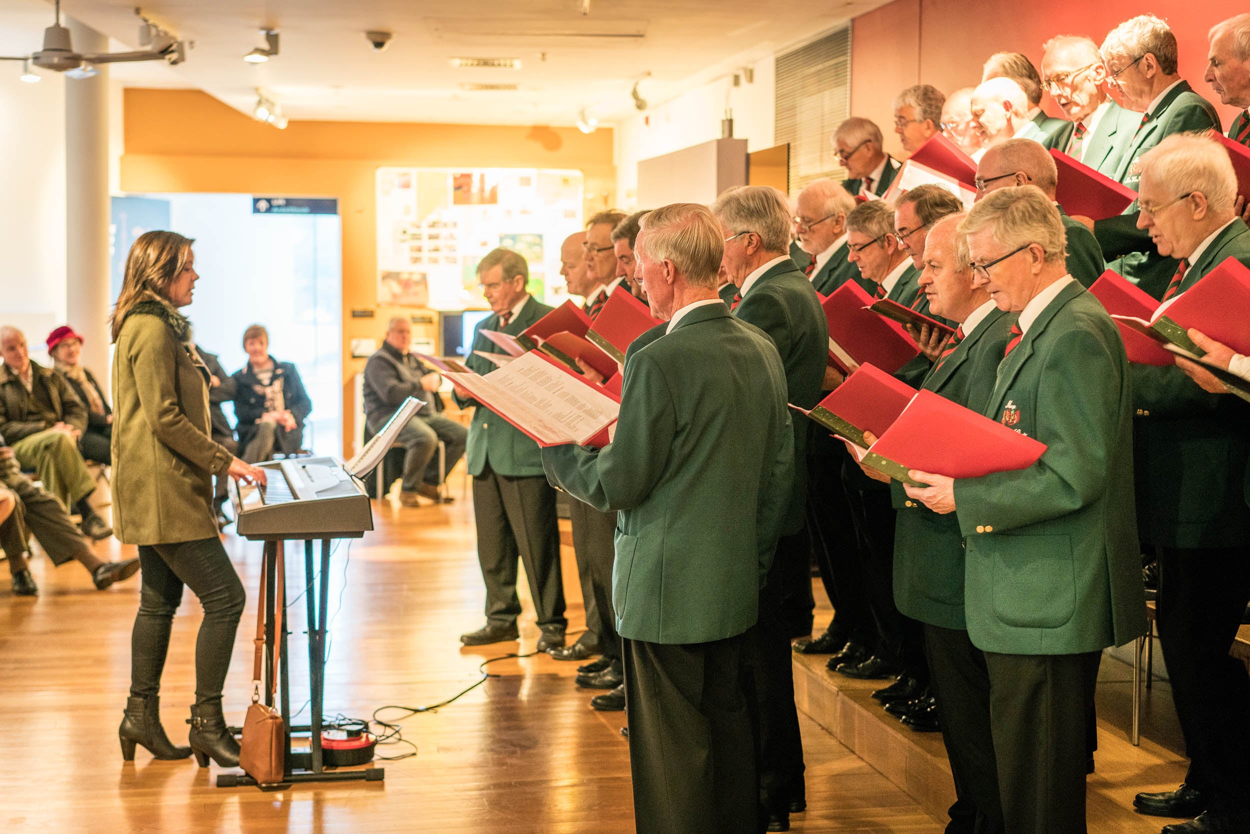 Members of the Mayo Male Voice Choir