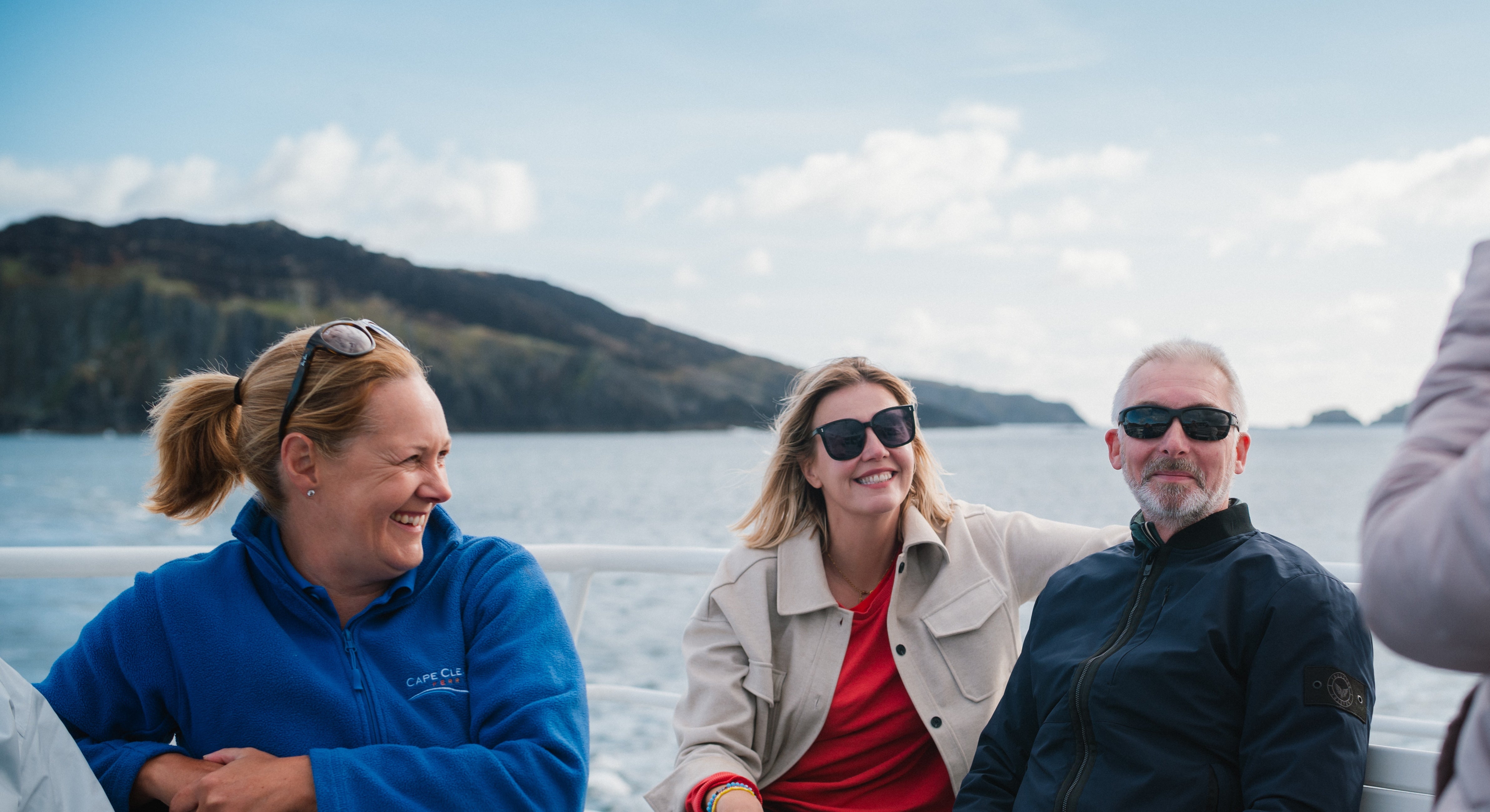 People on a Cape Clear Ferries Tour in West Cork