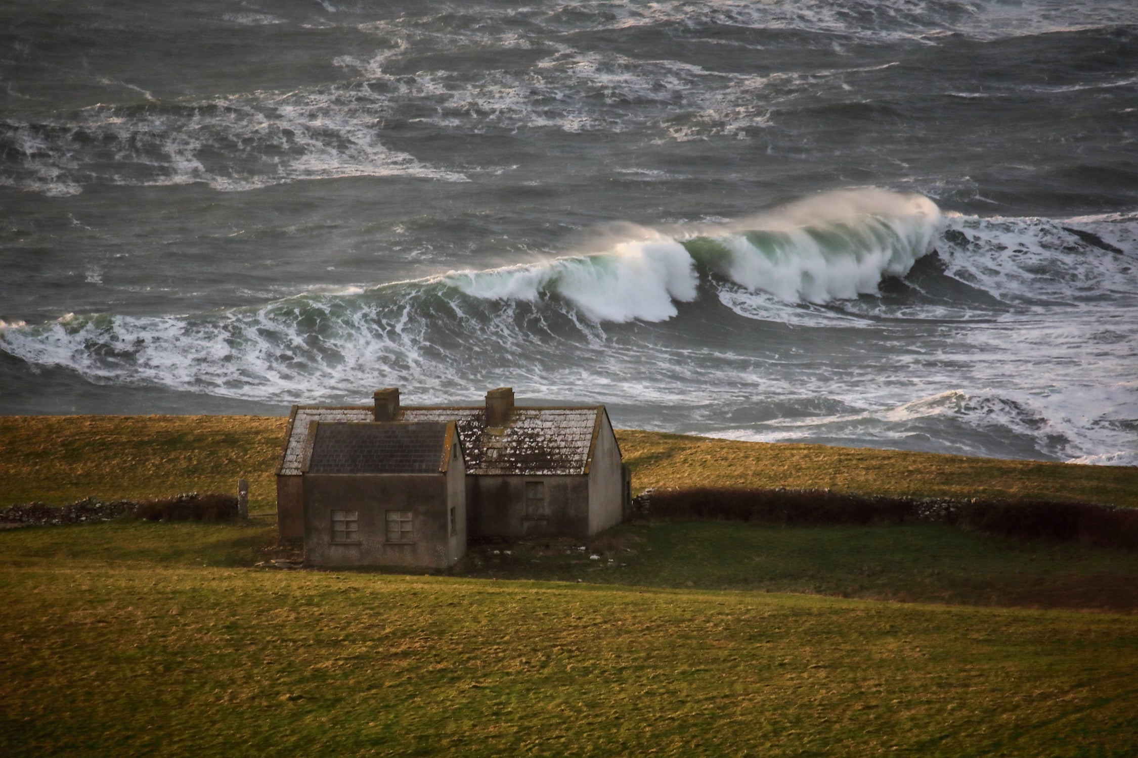 An old cottage along the Doolin Cliff Walk in Co Clare
