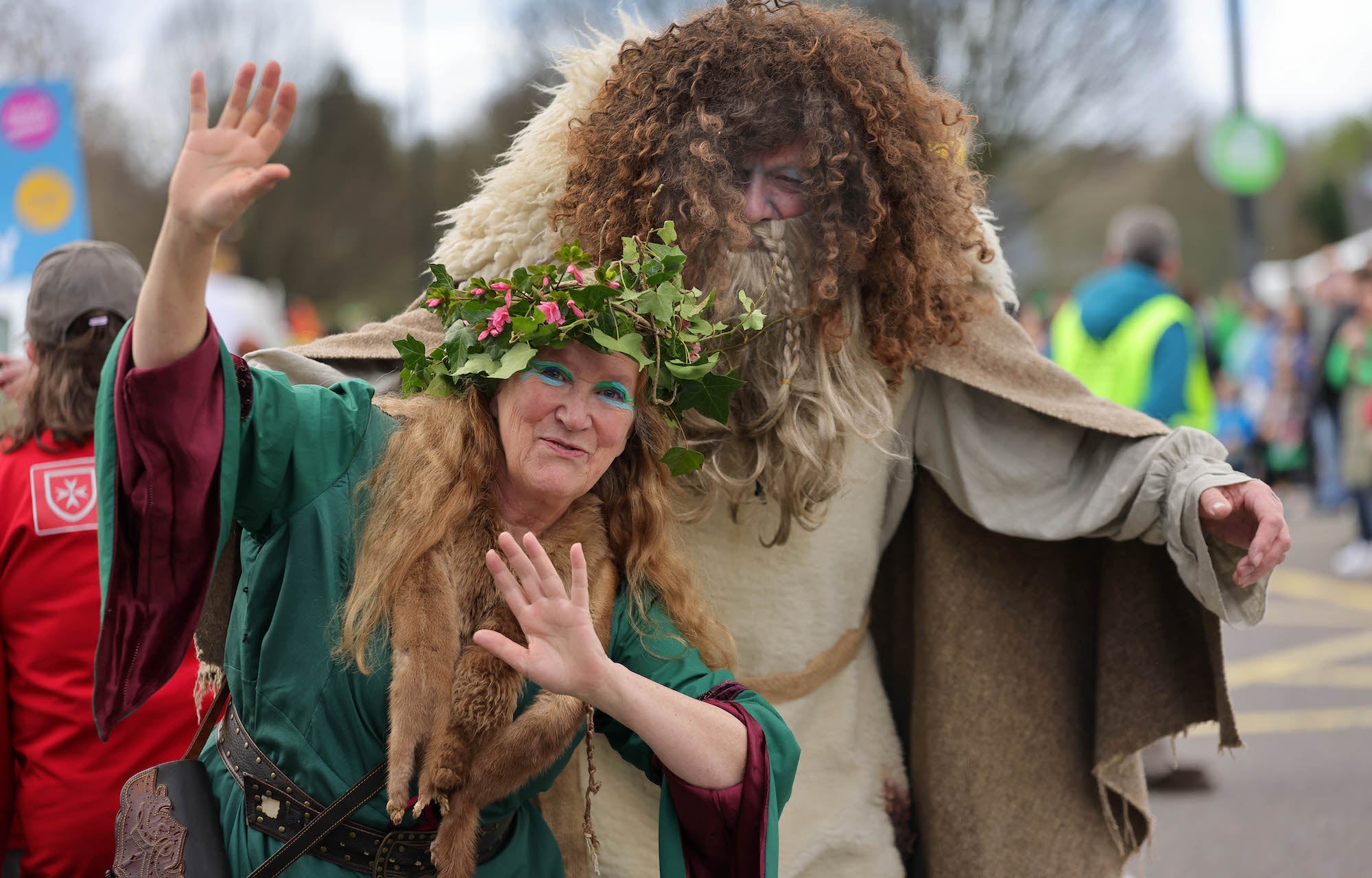 Performers at the 2024 St Patrick's Day Parade in Killarney, Co Kerry
