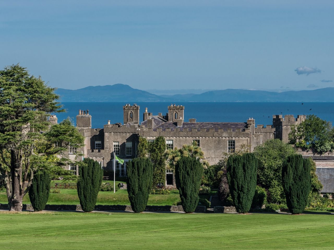 An exterior view of the grounds at Ardgillan Castle and Gardens