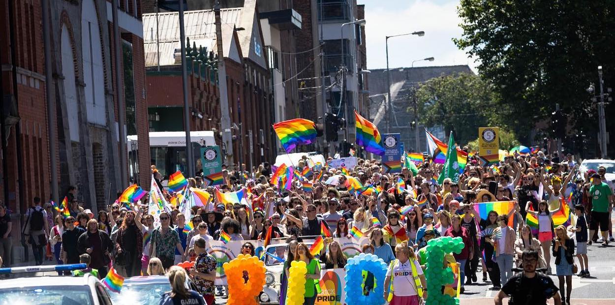 The Limerick Pride Parade in 2022