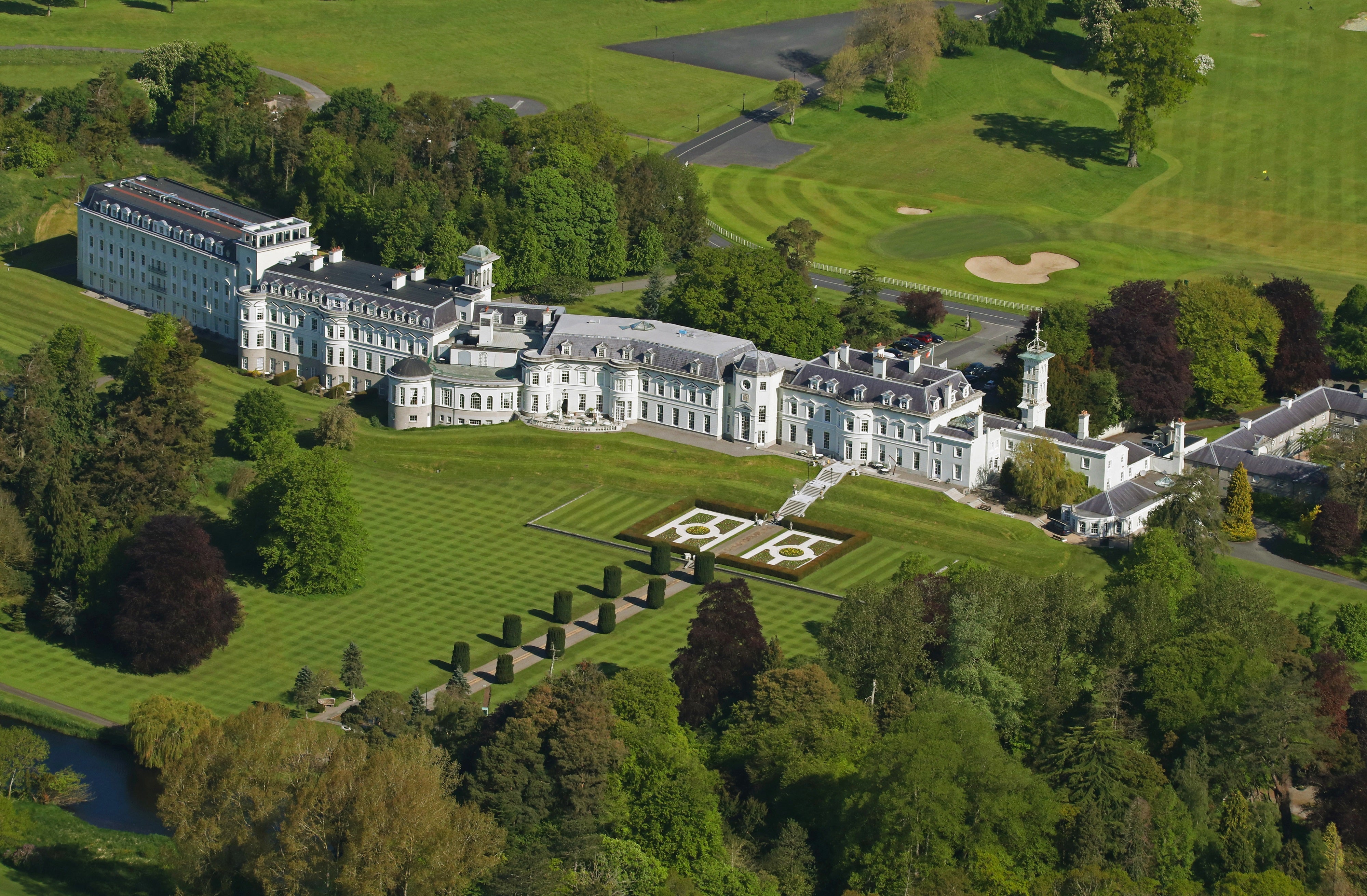 exterior aerial view