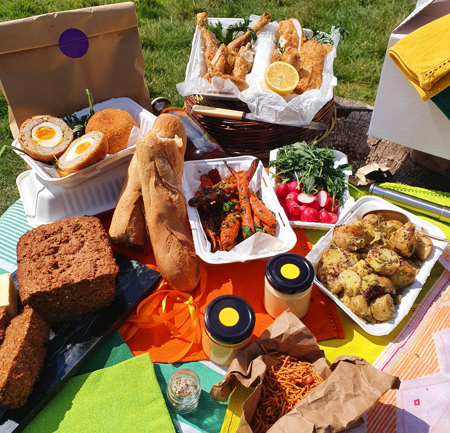 Enjoy a picnic under blue skies in the Iveagh Gardens.