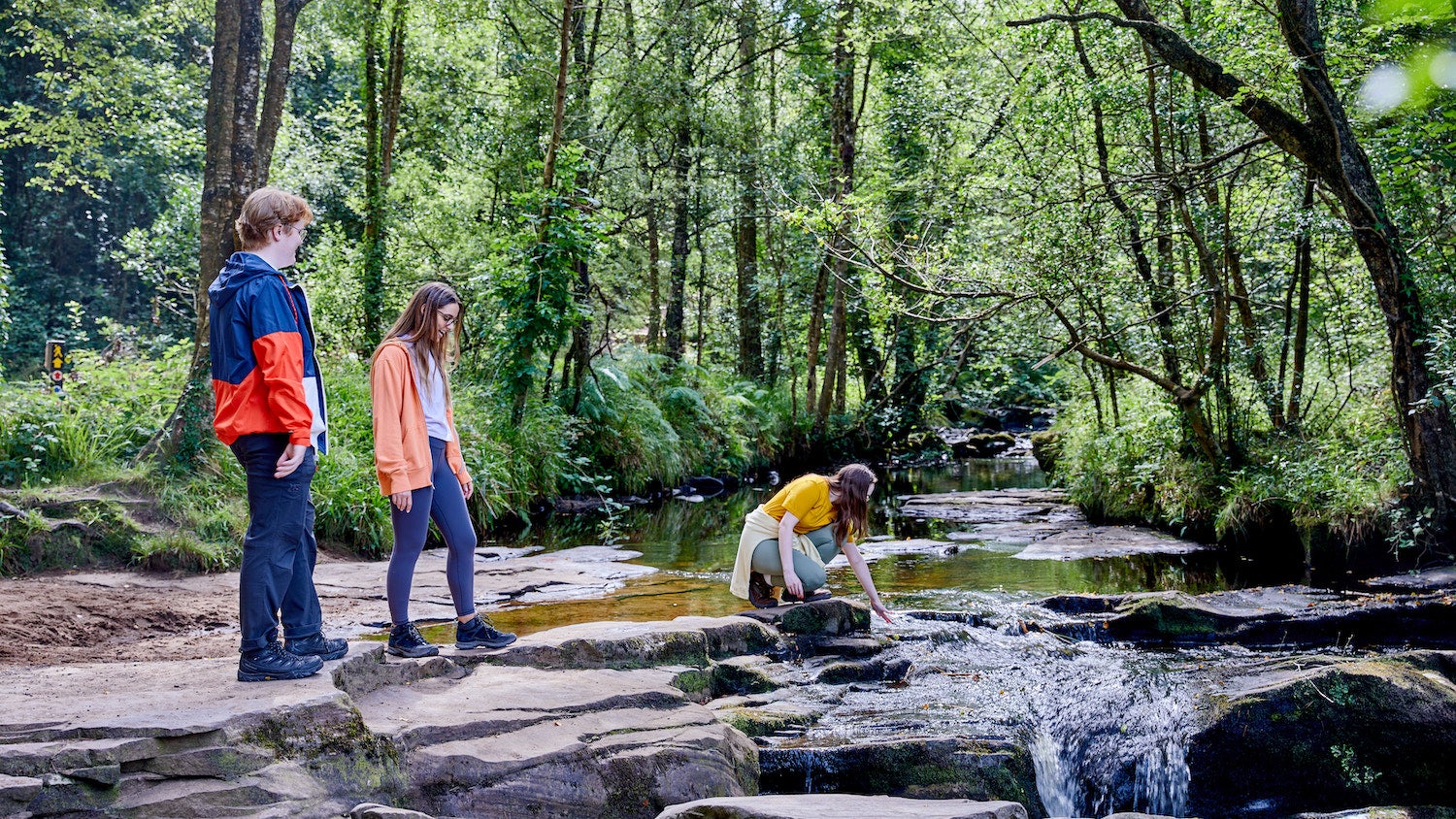 People walking the Glenbarrow Eco Walk in Co Laois