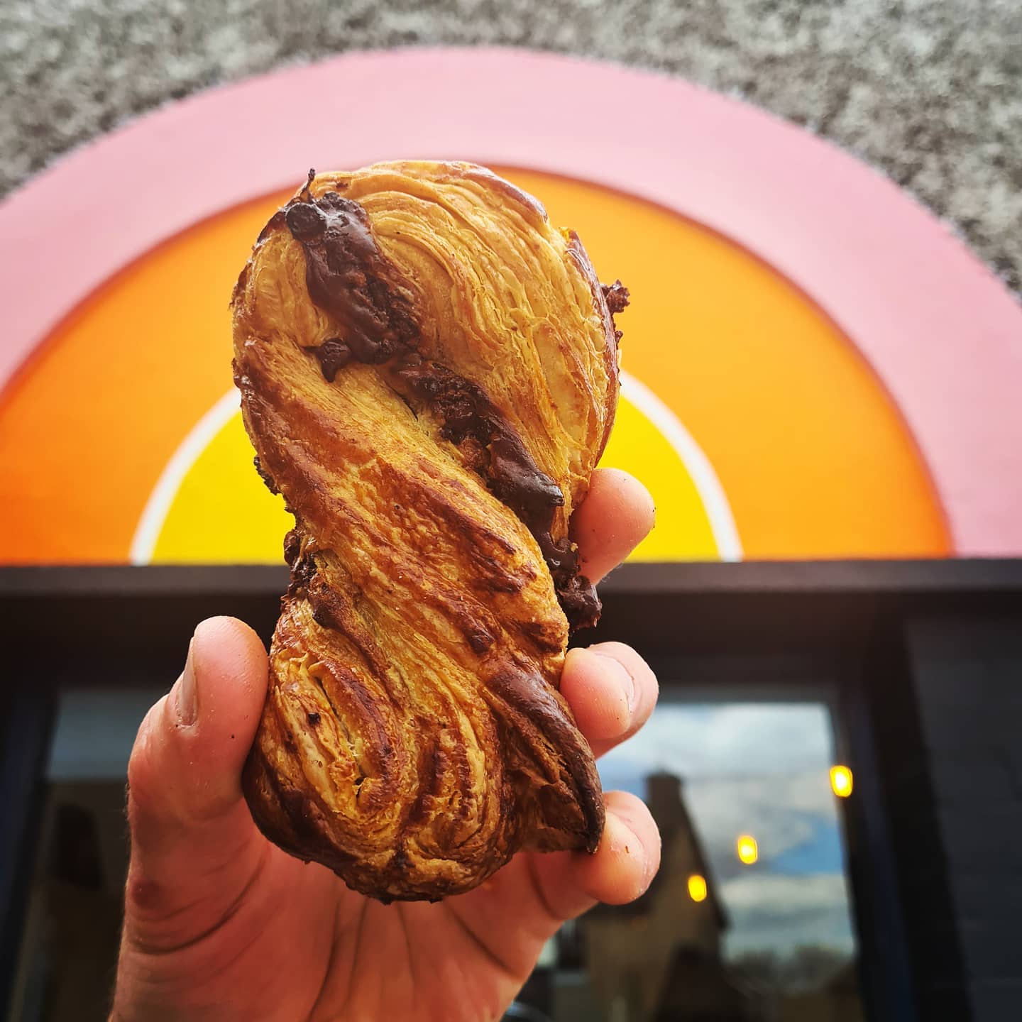 Paun au chocolat from Sourdo'Farrell Bakery in Kilrush, Co Clare