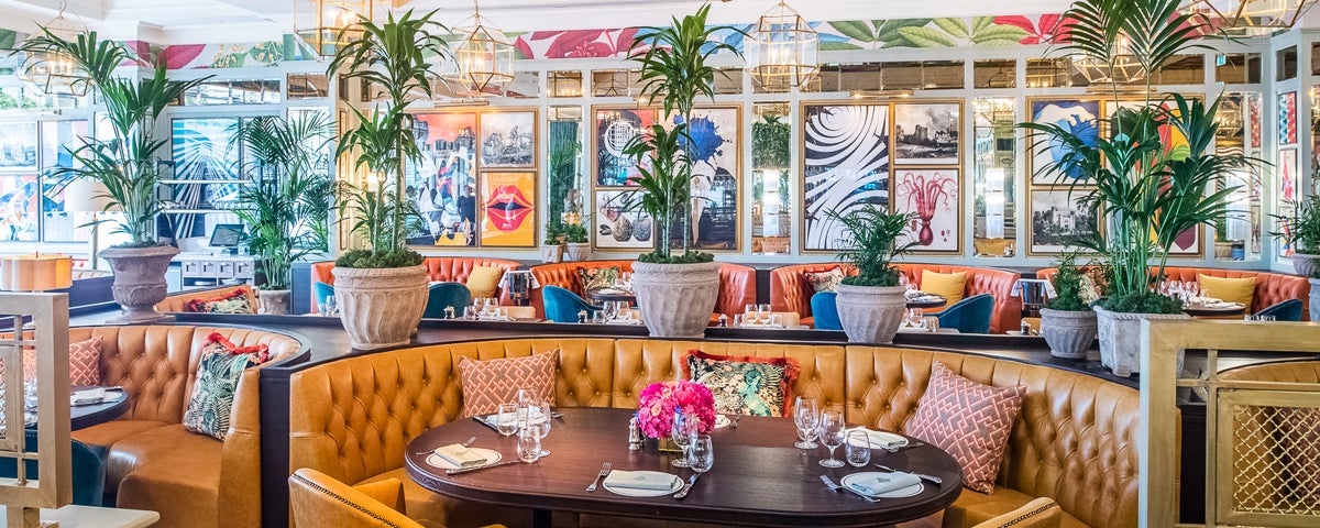 The Ivy Dawson Street view of interior booth