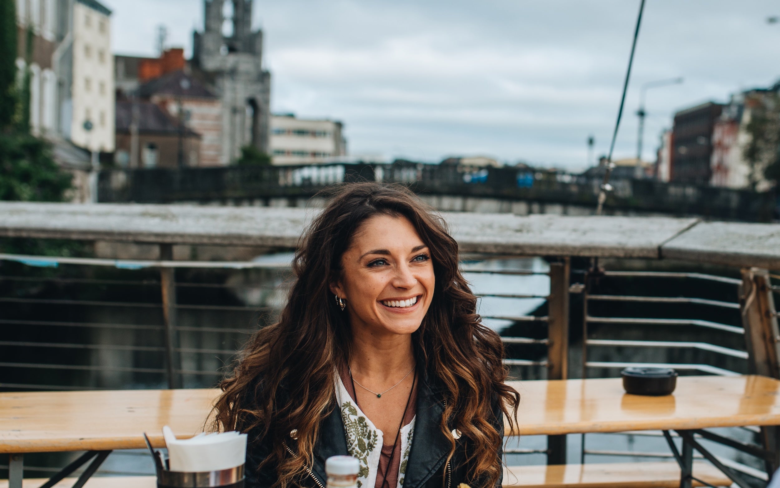 A woman in Cork city