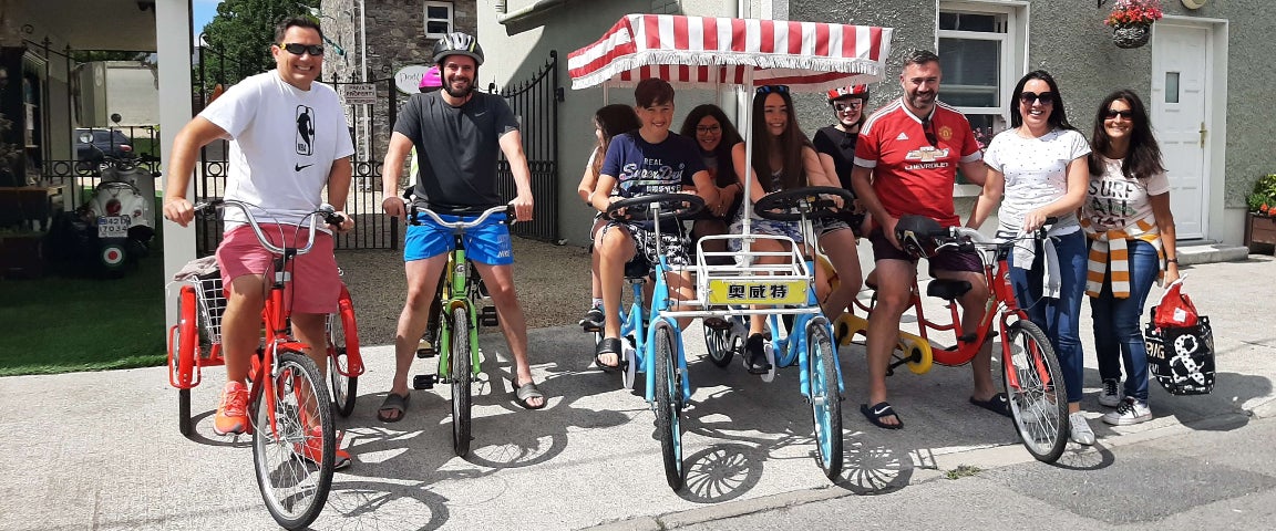 Range of bikes for hire