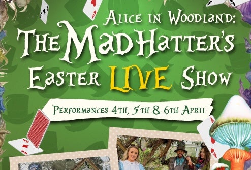 Alice in Woodland The Mad Hatter Easter LIVE Show