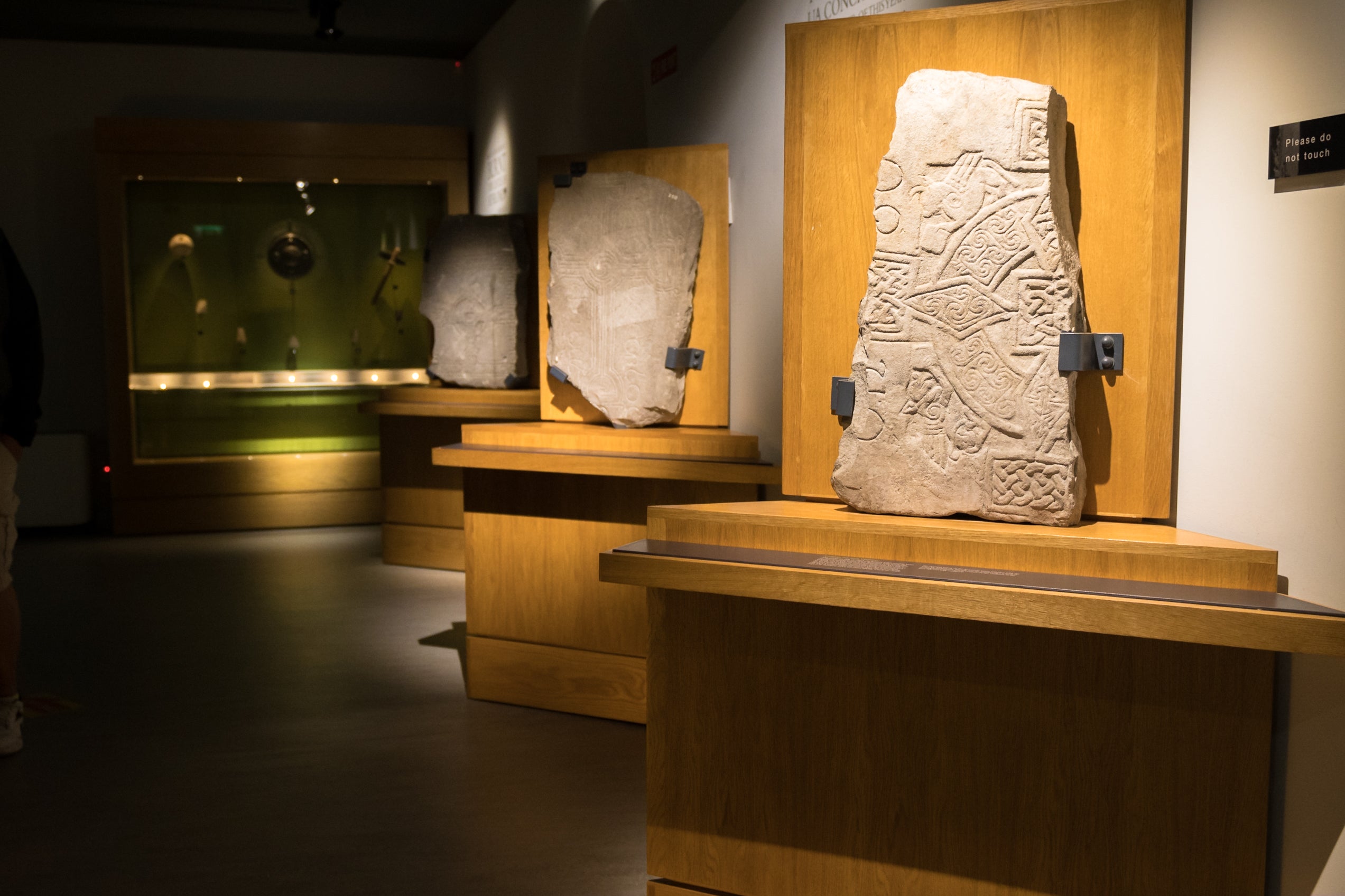 Exhibition inside Athlone Castle.