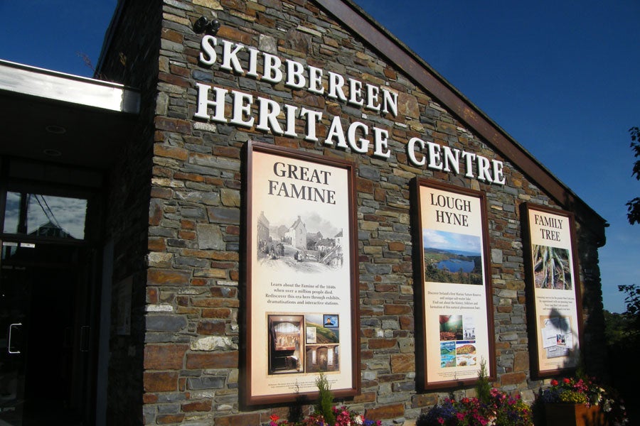Front entrance and exterior of the Skibbereen Heritage Centre