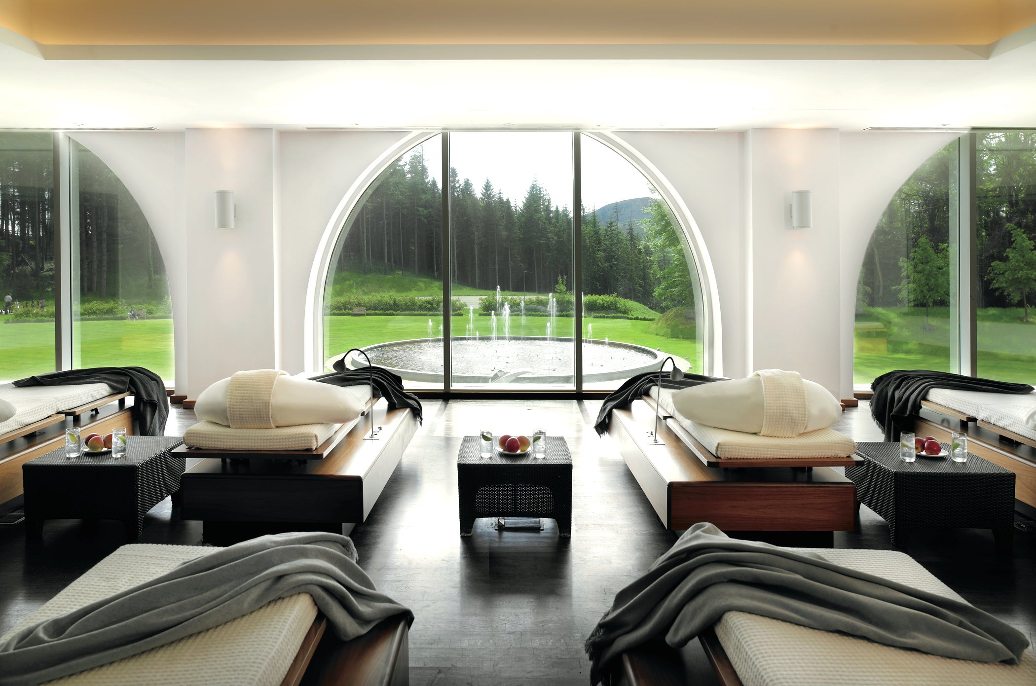 The spa in Powerscourt Hotel in County Wicklow