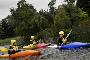 Kayaking with the UL Sport Adventure Centre