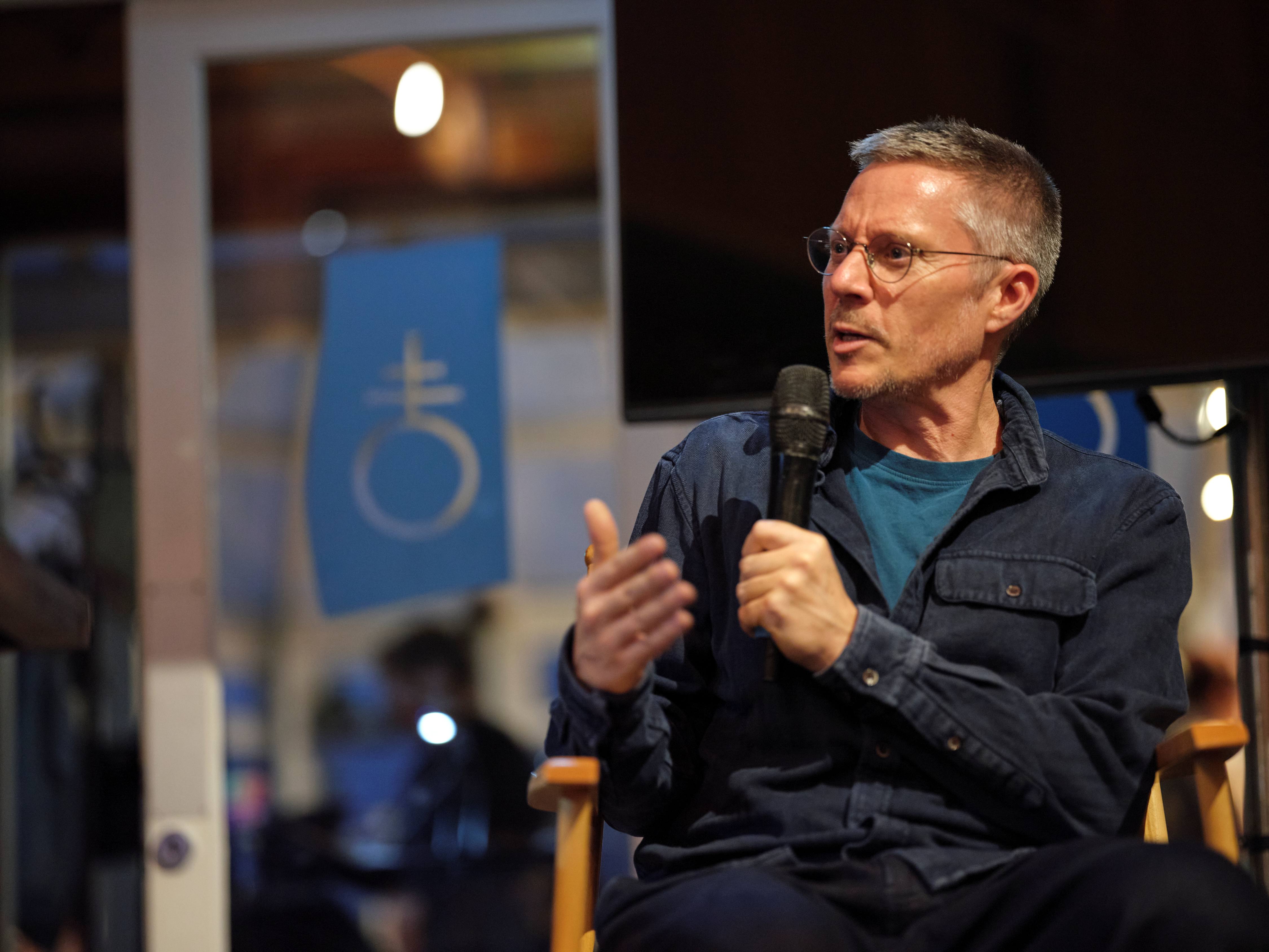 Illustrator Chris Haughton at the National Print Museum