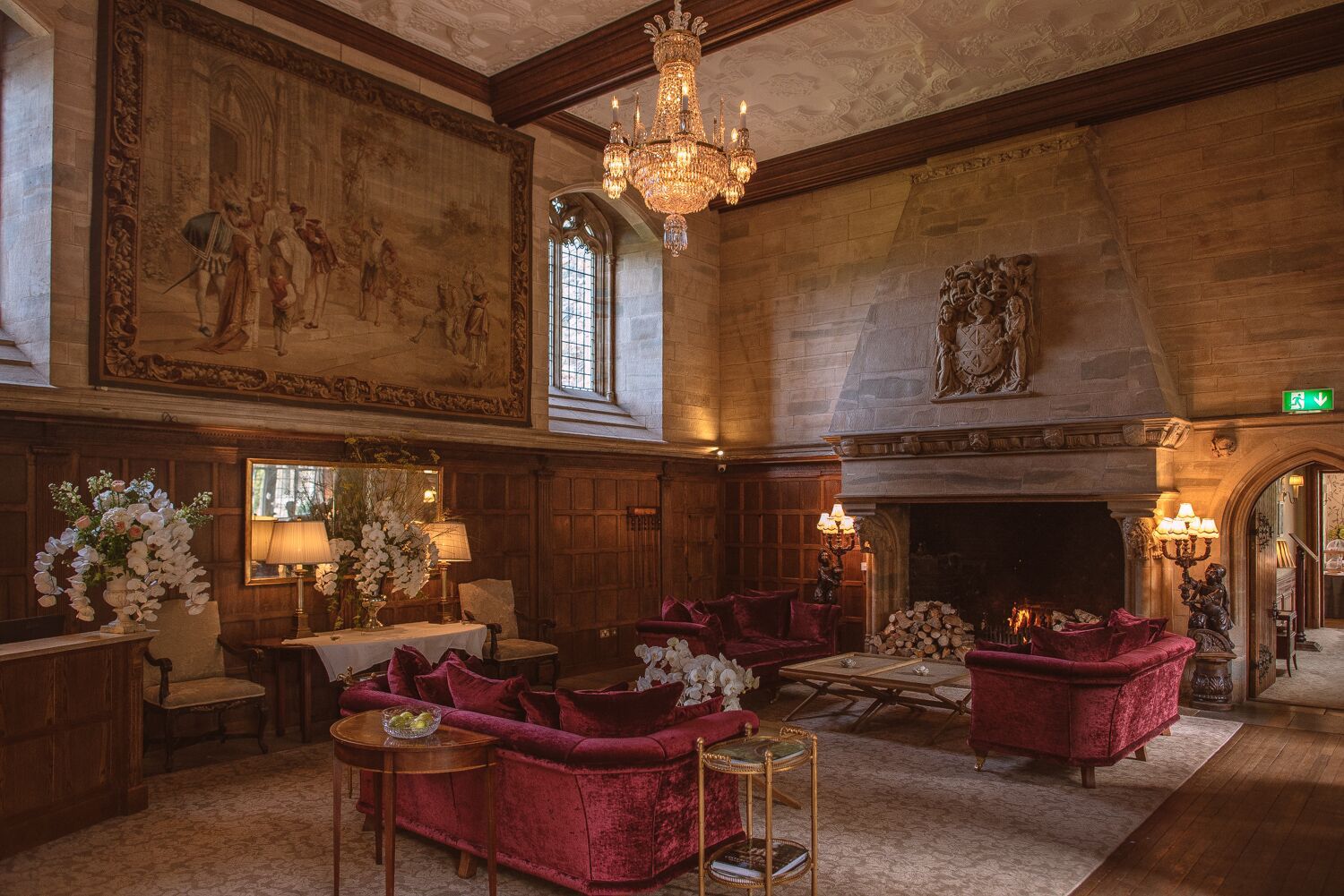 Inside Waterford Castle Hotel in County Waterford