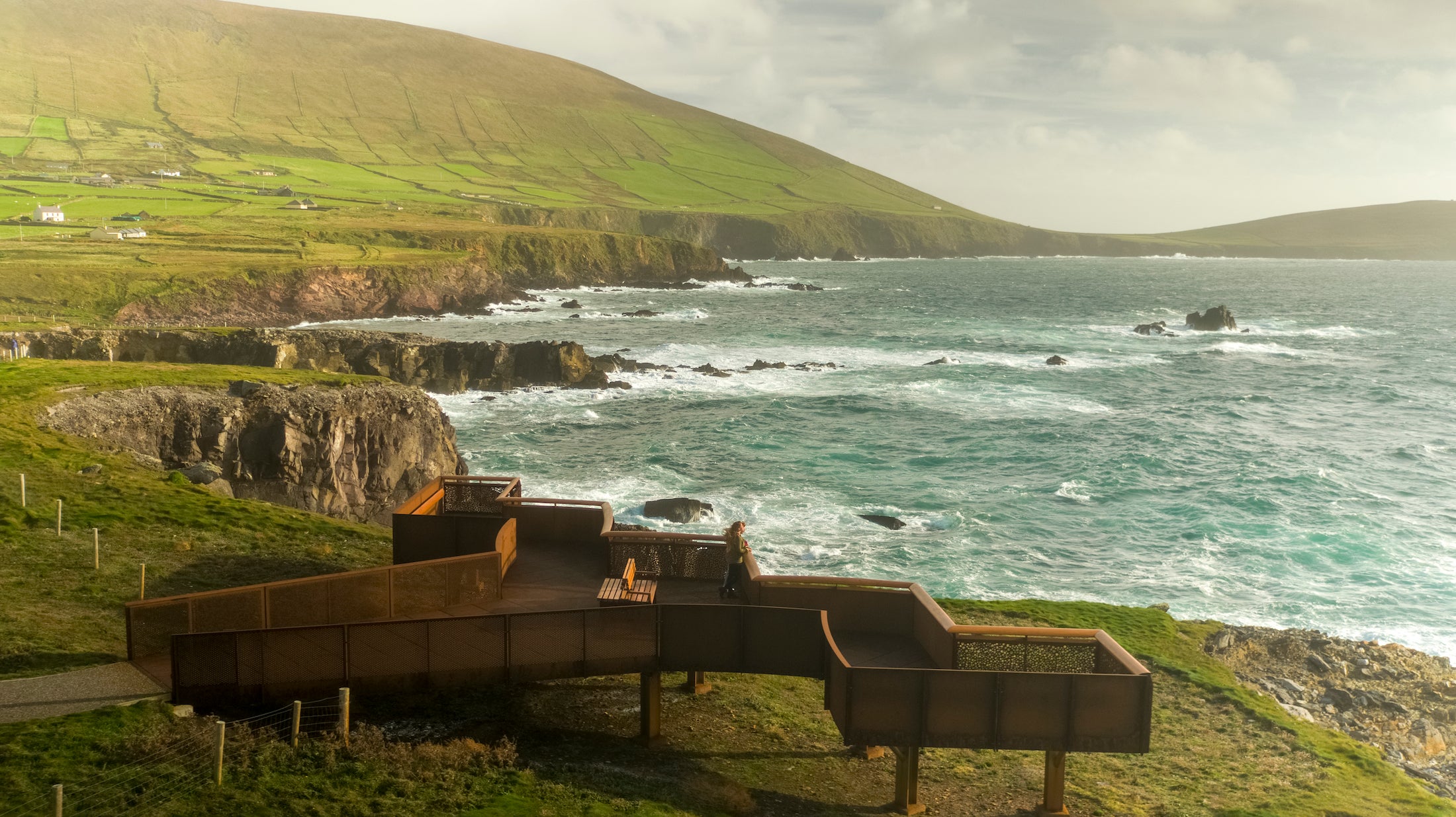 Viewing point at the Blasket Centre in Co Kerry