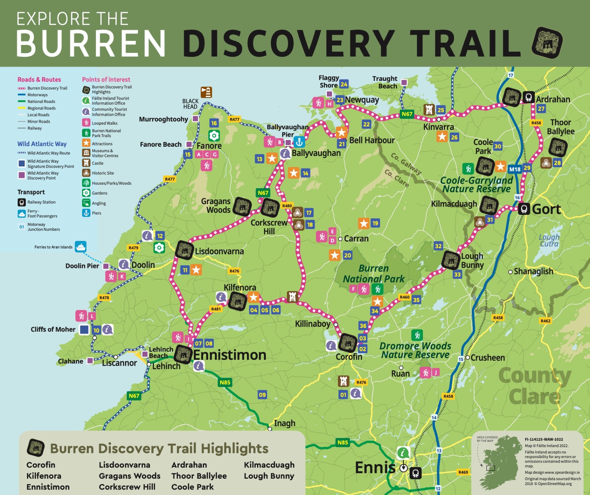 Tour the Burren Discovery Trail. 