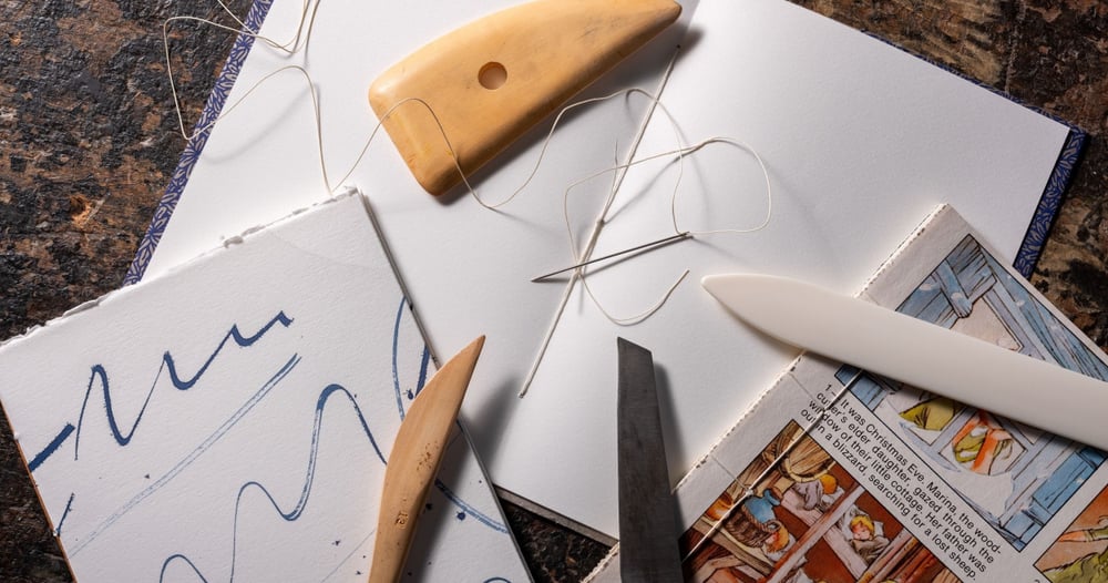 Bookbinding (Buttonhole Stitch) with Caroline Byrne