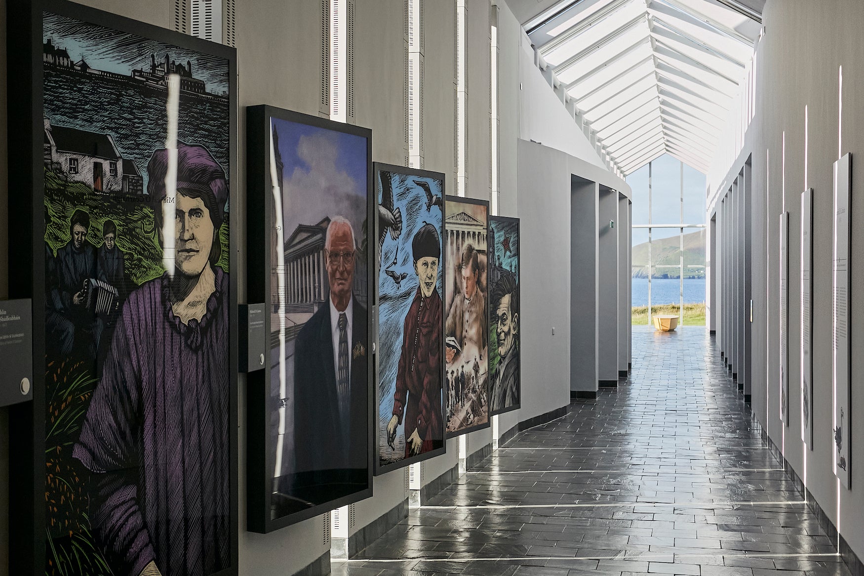 Inside the Blasket Centre on the Blasket Islands in County Kerry
