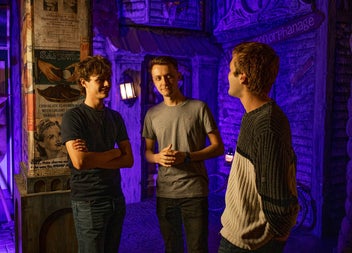 People in an escape room