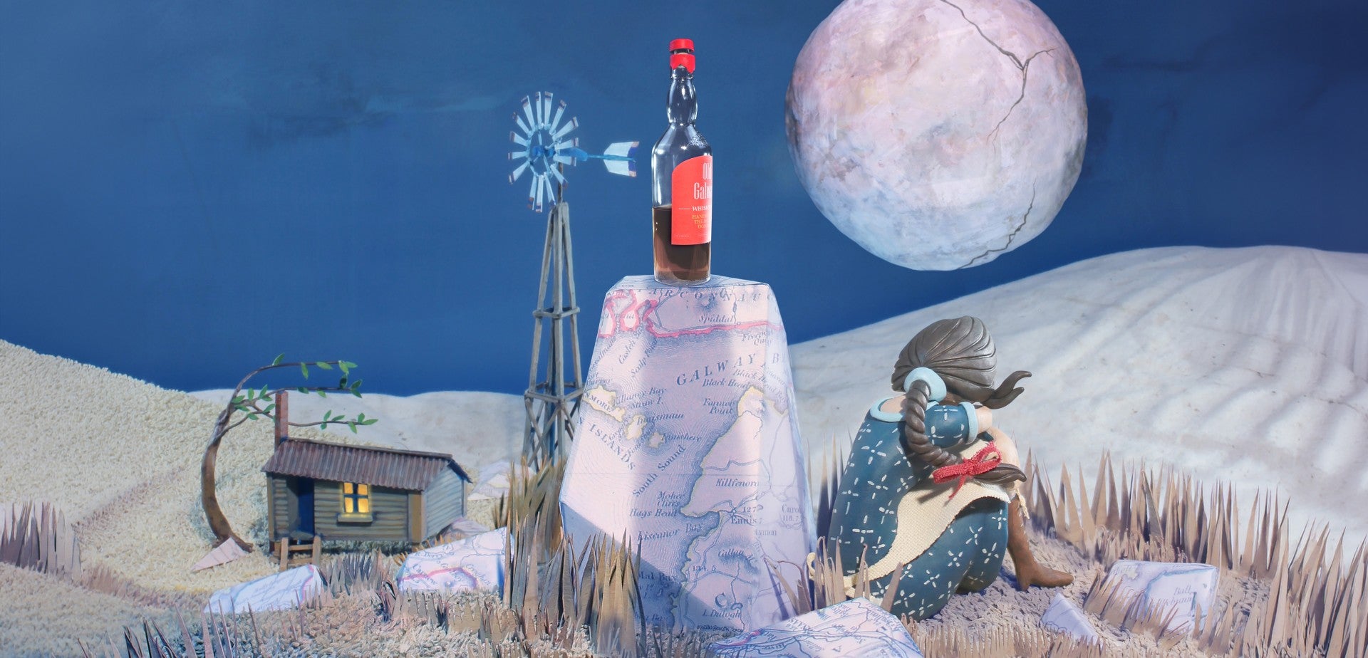A Moon for the Misbegotten. Artwork Martin Beckett