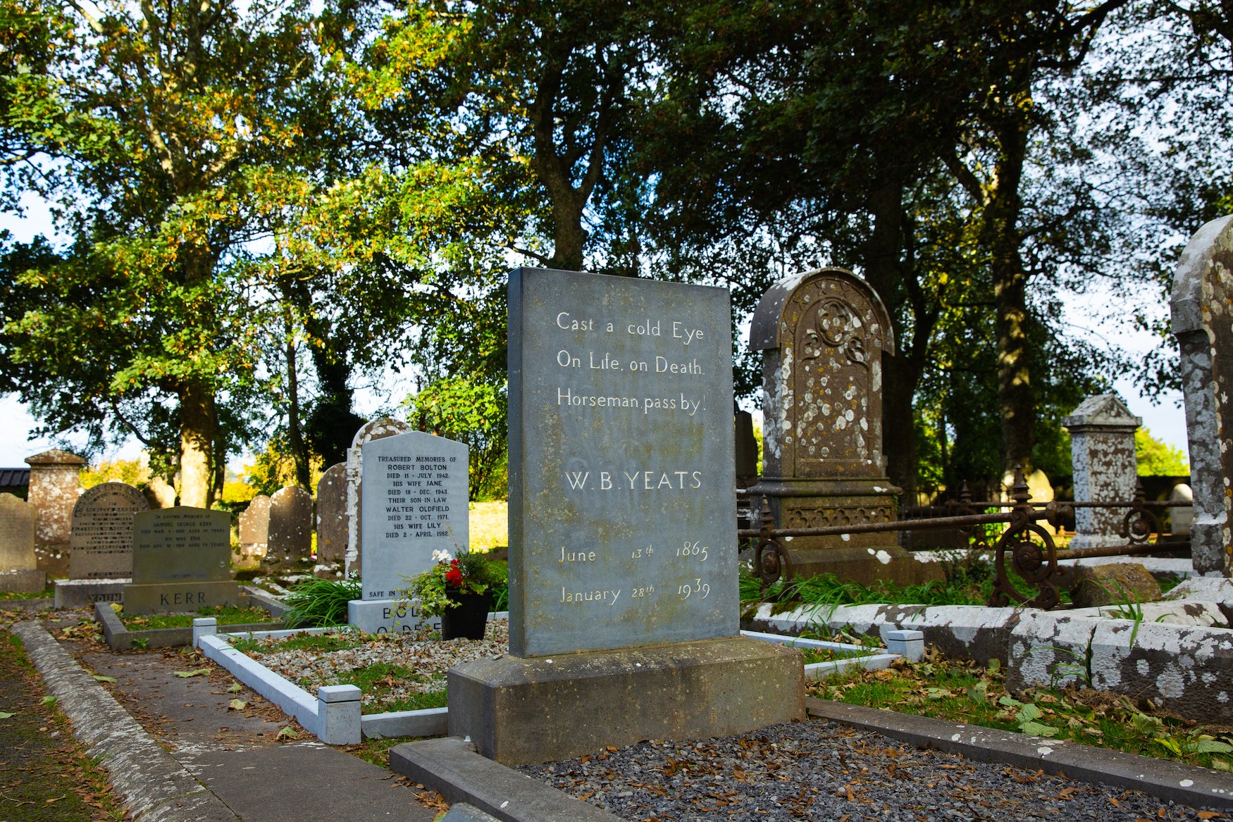 Pay a visit to W.B. Yeats' final resting place.