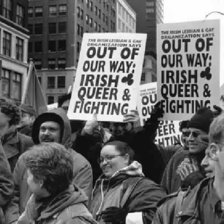 A LGBTQIA+ protest for rights